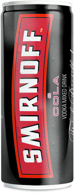SMIRNOFF & COLA 5% 250x12