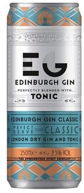 EDINBURGH GIN & TON RTD 250X12